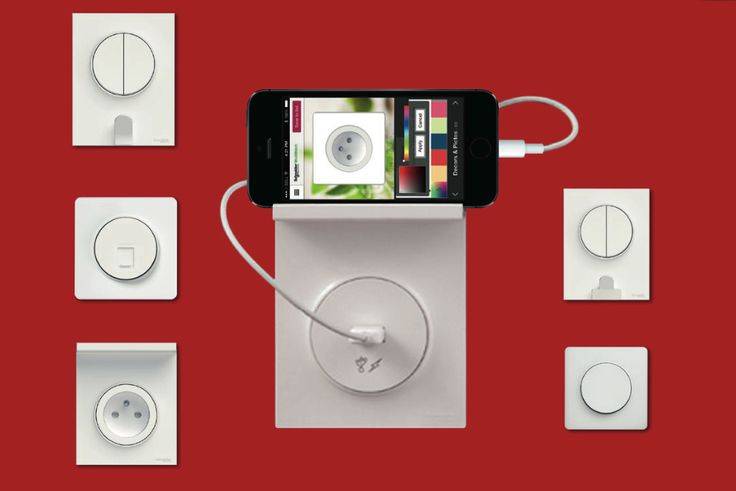 Appareillage électrique de gamme Odace (Schneider